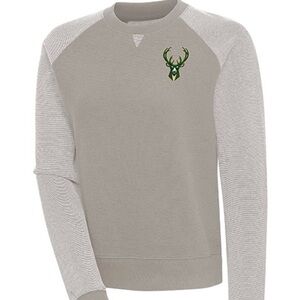Women’s Milwaukee Bucks Tan Crewneck Sweatshirt